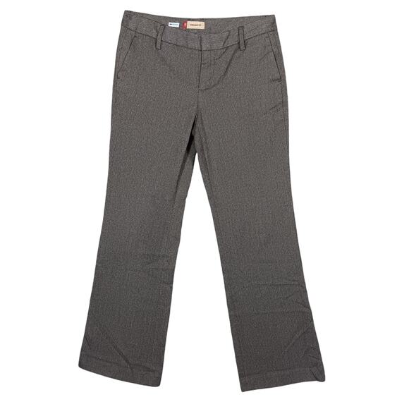 Gap Stretch Straight Fit Pants Size 4 Light Brown Low Rise Wide Leg Pockets - Picture 1 of 9